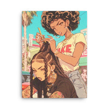 “Street Salon”  thin canvas print