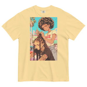 "Street Salon" Unisex garment-dyed heavyweight t-shirt