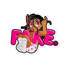 FAKE Logo Sticker