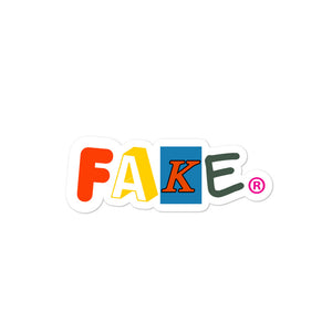 FAKE Ransom Sticker